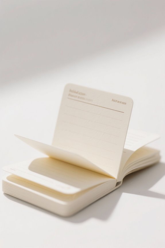 choosing effective note flashcards