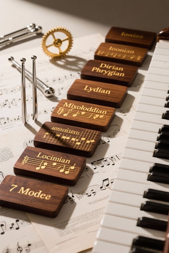 exploring seven musical modes