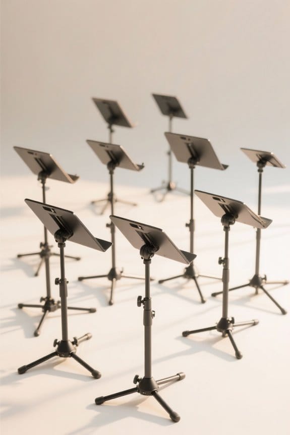 portable stylish music stands