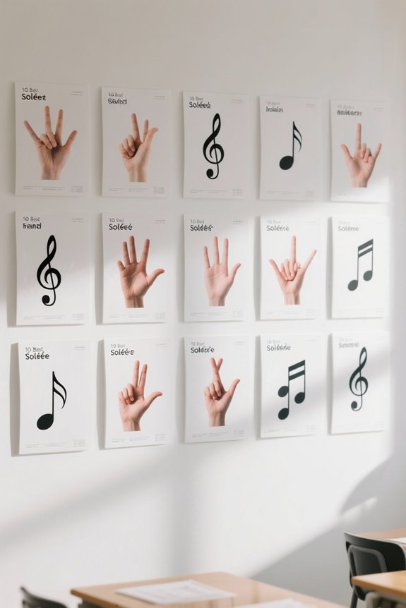 solfege hand signs posters