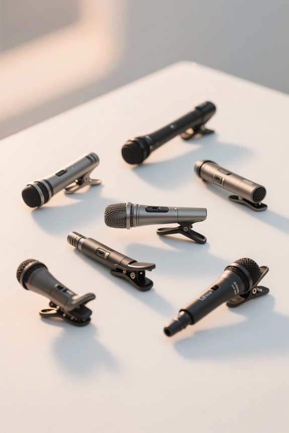 top clip on mic picks