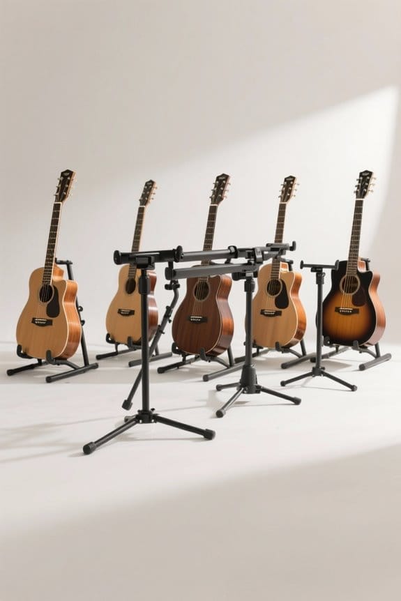 versatile and stable guitar stands