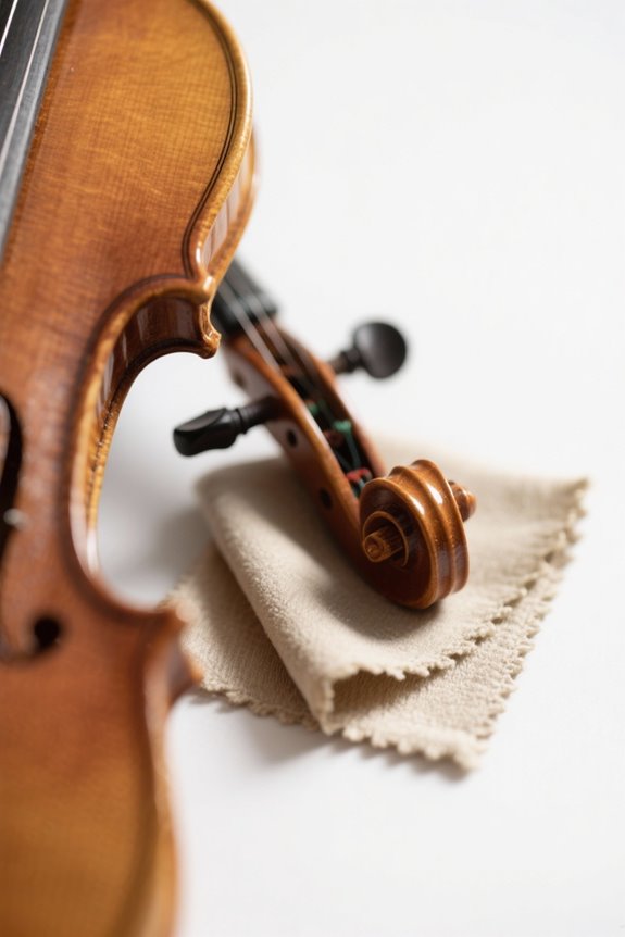 violin cleaning cloth considerations