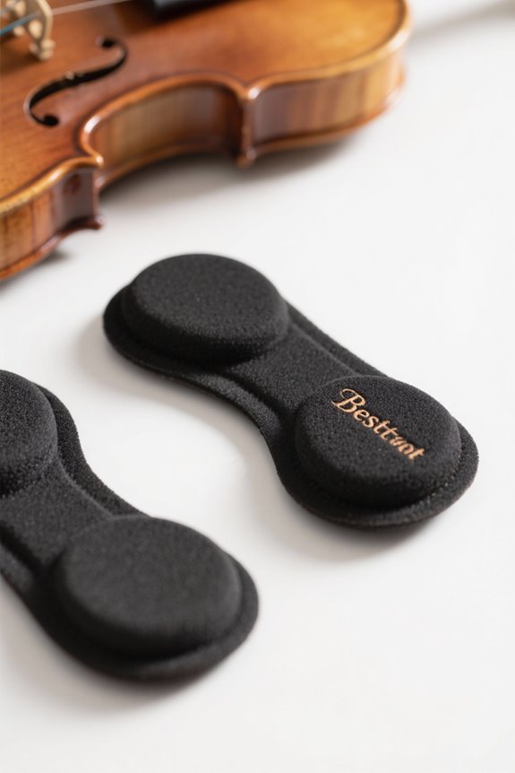 violin shoulder pad selection